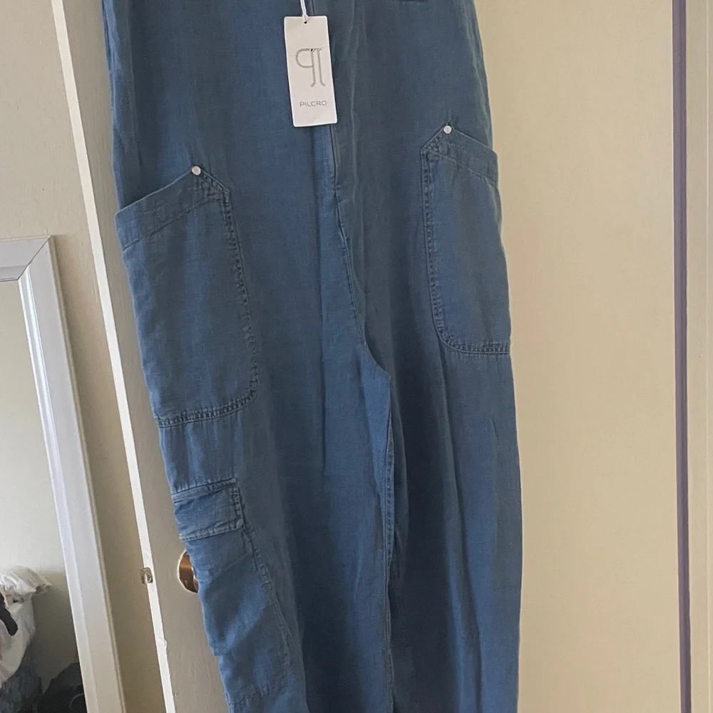 Anthropologie Pilcro Women’s Blue Denim Jumpsuit - Picture 4 of 9